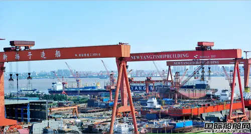 Yangtze River Shipbuilding Industry has won the first order for Greek shipowner LR1 finished oil tanker
