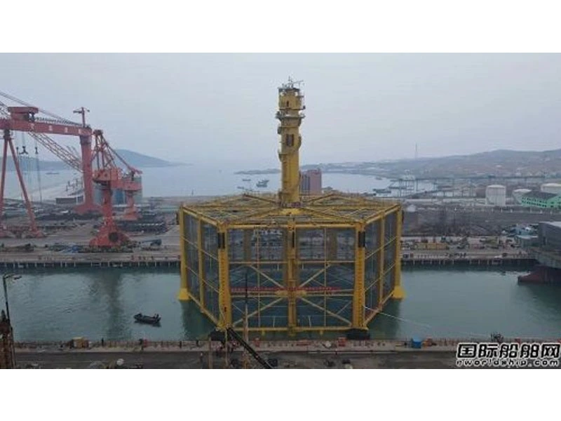 Qingdao Shipyard builds Shandong Ocean Group's deep-sea large-scale intelligent aquaculture net cage for unloading Qingdao Shipyard builds Shandong Ocean Group's deep-sea large-scale intelligent aquaculture net cage for unloading