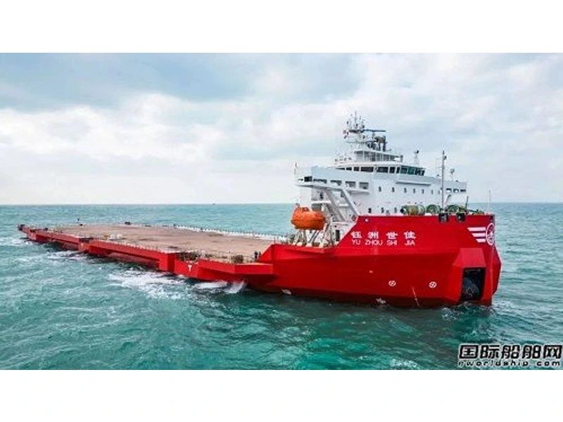 Jiuzhou Shipbuilding Industry has built a 160 meter unlimited navigation area and returned from the trial voyage of a major cargo deck transport ship